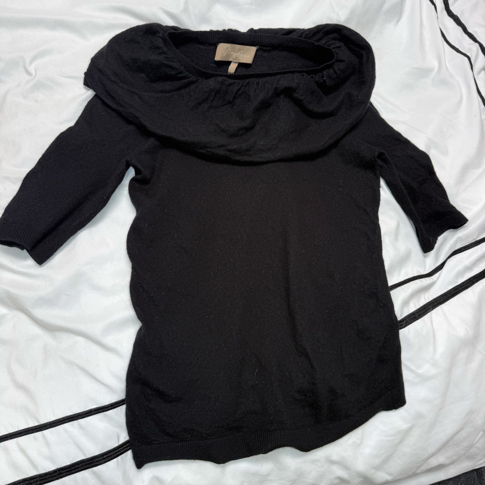 Max Azria Cowl-Neck Sweater